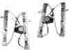 4l2z-78232000ba 02-10 4l2z-7823201ba Faut Automotive 2 Power Window Regulator Motor Front Left Right Explorer Mountaineer 741-813 741-814