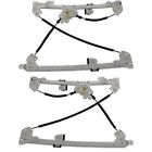 12745893 Aftermarket Products New Set Of Window Regulators Glass Front Driver