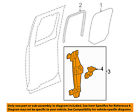 15901325 Gm Oem Rear Door-window
