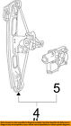 20905691 Oem Gm New Cadillac Xts Rear Lift Regulator