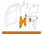 20945140 Gm Oem Rear Door-window