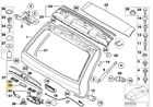 51-13-7-004-532 Bmw Genuine Liftgate Tailgate Hatch Actuator Actuation Trunk Oem