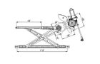 8571002040 660096 660095 Tyc Replacement Front Pair Window Regulator For Sienna