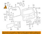 689100c030 Toyota Oem Sequoia Liftgate Tailgate