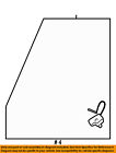 6l2z7827001ba Ford Oem Rear Door-window