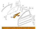 72251-st7-j02 72251st7j02 Honda Acura Oem Integra Front Door Window Regulator