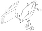 80731-3nf0a Nissan Genuine Leaf Window