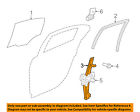 92263045 Gm Oem Rear Door-window