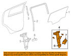 95494533 Gm Chevrolet Oem Sonic Regulator Right