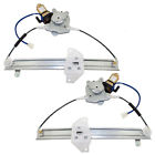 9552-6236lr Brock Mitsubishi Mirage Set Of Rear Power Window Lift Regulators