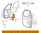9c2z1523201a Ford Oem Front Door-window