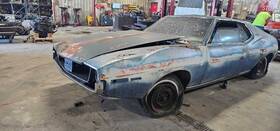 163.am1k71 American Motors 1971 Amc Javelin Left Quarter Window Regulator 2 Door Hard Top 1142293