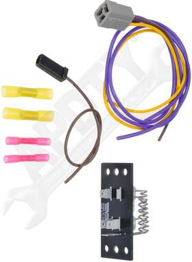 136986 Apdty Blower Motor Speed Control Resistor Kit With Wiring Harness Pigtail