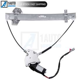 10023081 Autobtparts Front Left Side Power Window Regulator With Motor For 2001-2005 Honda Civic 1.7l