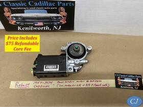 5045640 Cadillac Rebuilt 1957-74 Power Window Motor See Notes For Rh/ Lh Fitment