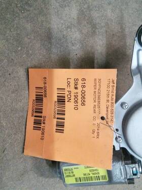 618-00656 Cadillac Rear Wiper Motor Fits 10-16 Srx 329596