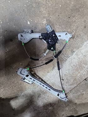 0130822873 Chevrolet 14-19 Chevy Corvette C7 Right Passenger Power Window Regulator With Motor Oem