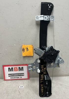 95207989 Chevrolet 2013-2022 Trax Passenger Right Front Window Regulator With Motor Oem