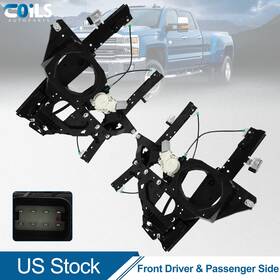 Ca842565r7 Coils-autoparts Pair Front Window Regulator For Ford Expedition 2007-2017 Left Right With Motor