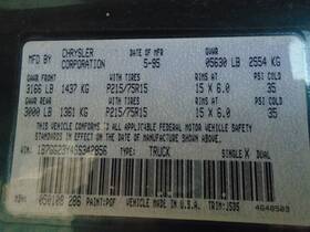 125-01780r Dodge Truck Passenger Right Front Window Regulator Manual Fits 94-96 Dakota 1687826