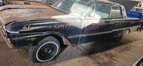 163.fd1s61 Ford Left Quarter Window Regulator 2 Door Hard Top Fits 1961 Galaxie 1176167