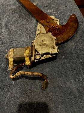 Xl34-14a366-ab Ford Genuine 1995 F150 Pickup Used Left Door Window Motor And Regulator