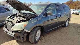 Honda 7716004 2005-2010 Odyssey Driver Left Rear Power Window Regulator With Motor Back