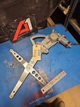 125-59512 Jaguar 98-03 Xj8 Right Front Door Window Regulator And Motor Assembly Electric Oem