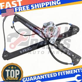 Ade934 Maxpeedingrods Front Left Window Regulator For Bmw X5 00-06