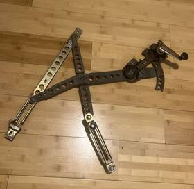 1237200446 Mercedes-benz W123 Front Right Passenger Manual Window Regulator 240d 200