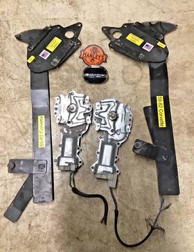 65900-217 Nu-relics 1959-1962 Corvette Front Power Window Kit Ps And Ds Used