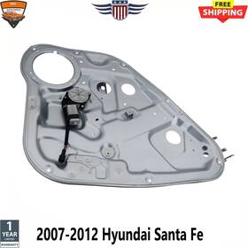 748340 Perfect Fit Window Regulator Rear Driver Side Power With Motor For 2007-2012 Hyundai Santa Fe