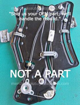 Premium Quality 20774593 2006-9 Pontiac G6 Conv Quarter Window Regulator Passenger- Rebuild Service