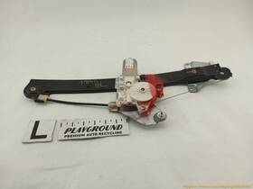 101722-101 Saab 9-3 Sedan Driver Left Rear Door Window Regulator With Motor Fits 2003-2011