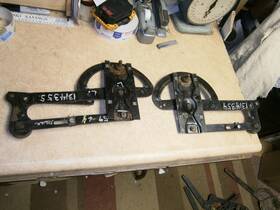 1314354-5 Studebaker 1314354 Rear Window Regulator Pair 1957-61 Sedan Wagon