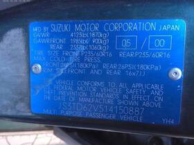 135-58398l Suzuki Driver Rear Window Regulator Xl-7 Electric Fits 99-06 Vitara 1735267 135-58398l Suzuki Driver Rear Window Regulator Xl-7 Electric Fits 99-06 Vitara 1735267
