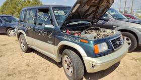8350257b00 Suzuki 91-98 Sidekick Driver Left Rear Power Window Regulator Wth Motor Oem Back