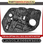 Front Right Rh Power Window Regulator With Motor &panel For Kia Optima 2011-2013. Fixed Price $141.99.