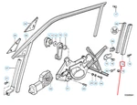 Bmw E34 Front Right Door Window Guide Rail 51321944042 No Duty To. Fixed Price $96.98.