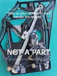98-03 Mercedes Clk Class Quarter Window Regulator Passenger Rebuild Service. Fixed Price $180.00.