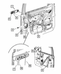 Genuine Mopar 2007-2010 Jeep Grand Cherokee Door Window Regulator Left 4589171AH. Fixed Price $147.41.