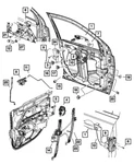 Genuine Mopar 2007-2017 Jeep Compass Window Regulator Front Right 68025464AA. Fixed Price $99.89.