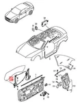 Audi RS5 Cabrio Qu. Window Regulator Without Motor 8F0837461D 10-16. Fixed Price $236.23.