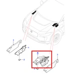 Genuine Jaguar Pace Right Hand Bonnet Hinge T4K10287/T4K14049. Fixed Price $229.93.