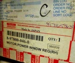 Isuzu Window Motor 8978000460. Fixed Price $285.81.