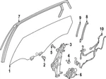 Genuine Nissan Window Motor 82750-5MR5A. Fixed Price $285.87.