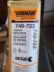 Dorman 749-722 Rear Driver Side Window Regulator Compatible 2001-2007 Highlander. Fixed Price $34.99.
