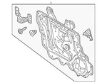 Genuine Ford Regulator Window Less Moto LC5Z5823209B. Fixed Price $215.25.