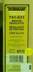 New Dorman 741-631 Window Regulator 2000-05 Chevrolet Impala. Fixed Price $69.98.