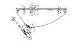 Front Left Window Regulator For 2003-2004 Honda Odyssey Tyc 660124. Fixed Price $75.95.